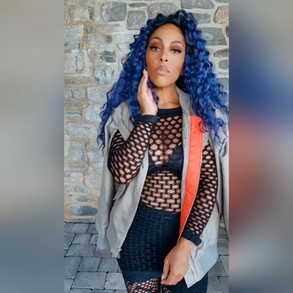 Miz Catching Flights: Olive Poncho Bomber - Picture 11 of 17